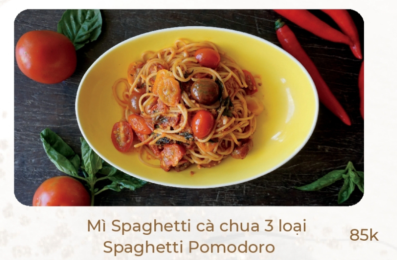 Mì Spaghetti cà chua 3 loại 